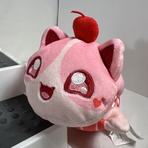 Aphmau MeeMeows Litter 3 Pink Cherry Cupcake Cat 6"  Plush Valentines